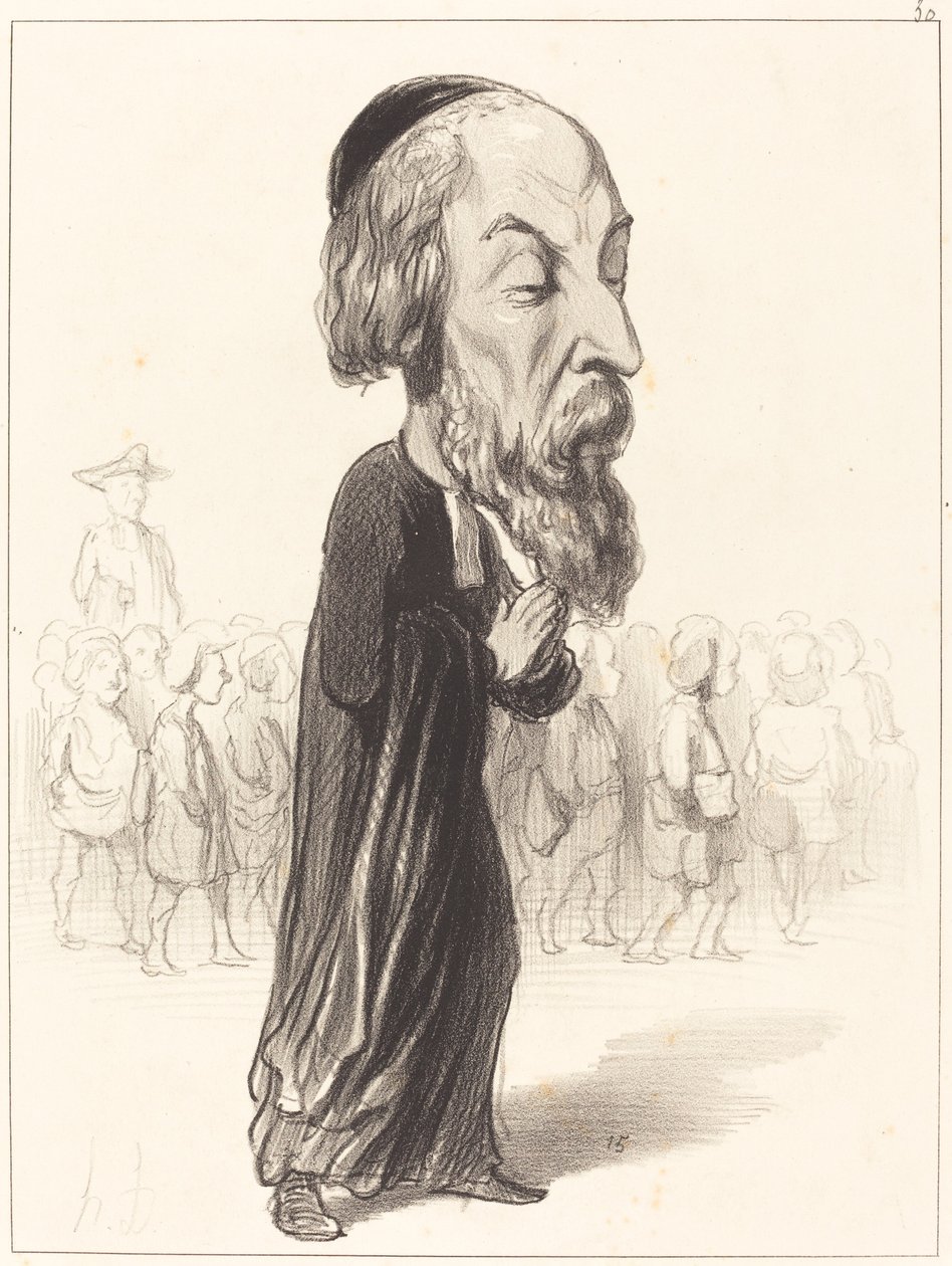 A. Fréd. Pierre Count of Falloux by Honoré Daumier