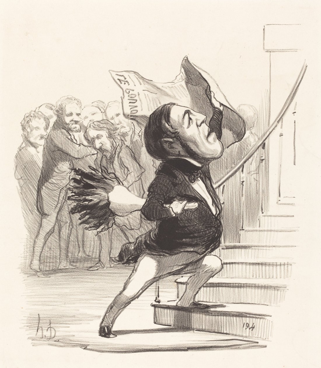 A. Granier de Cassagnac by Honoré Daumier
