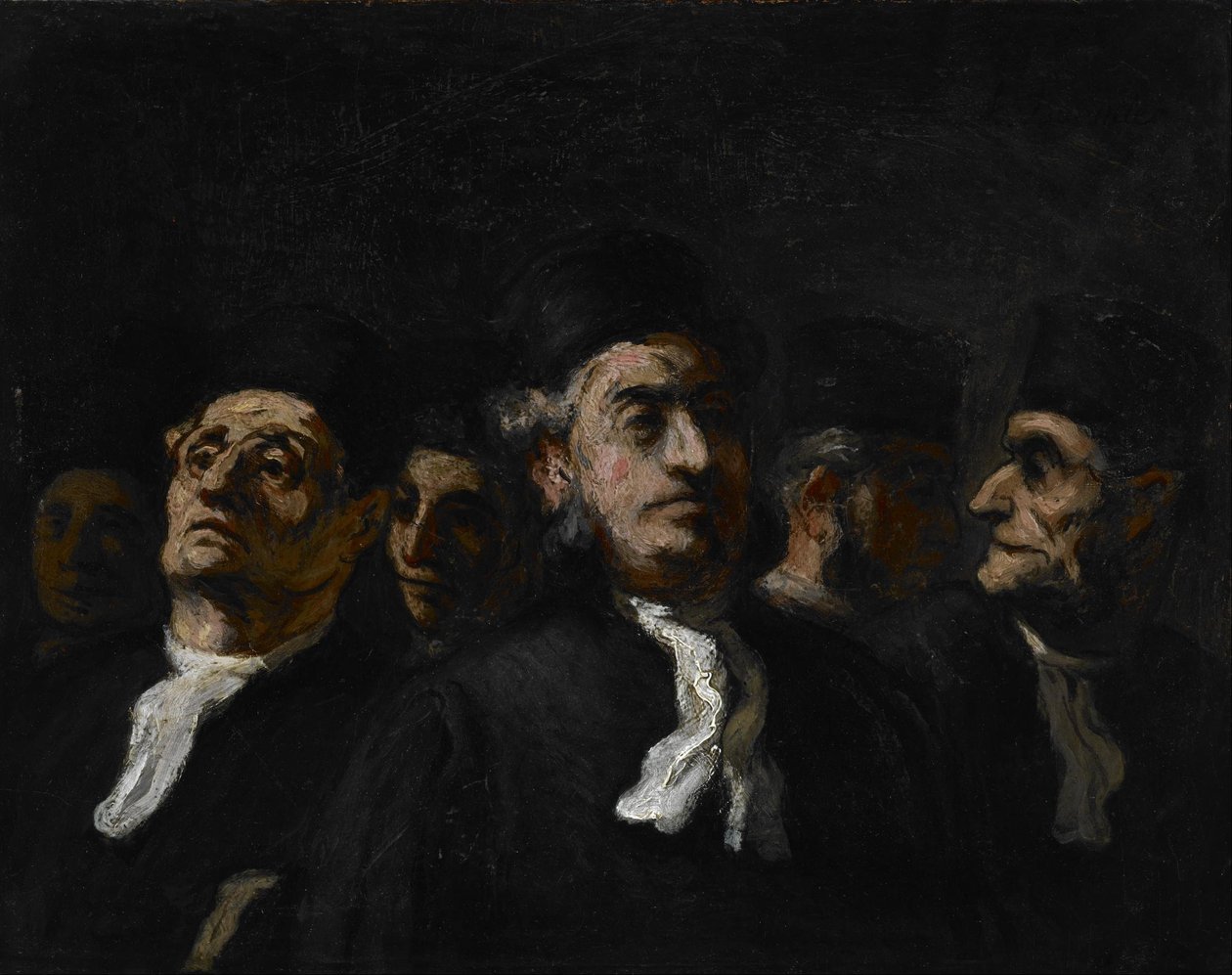 A Meeting of Lawyers by Honoré Daumier