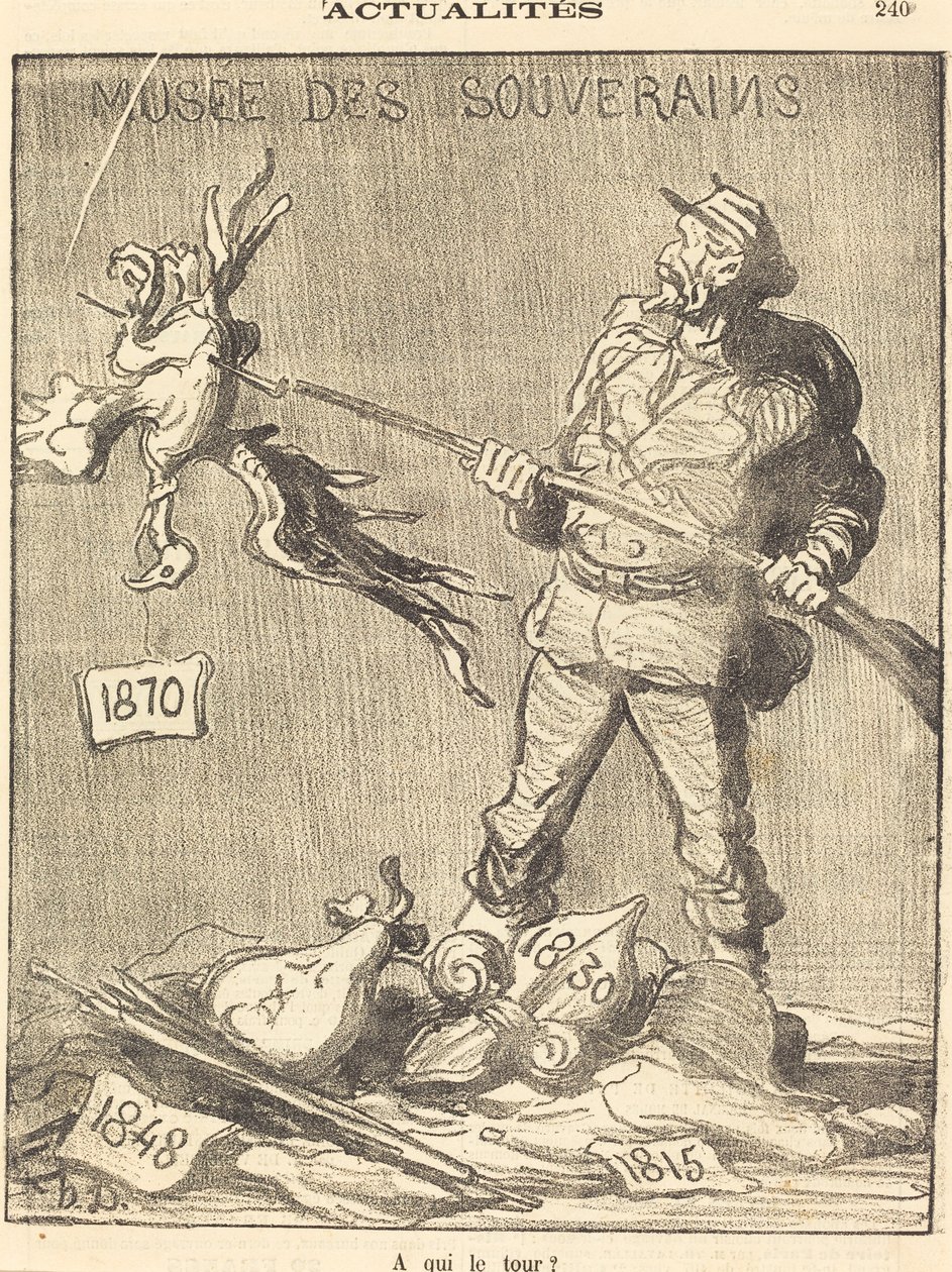 Whose Turn Is It? by Honoré Daumier