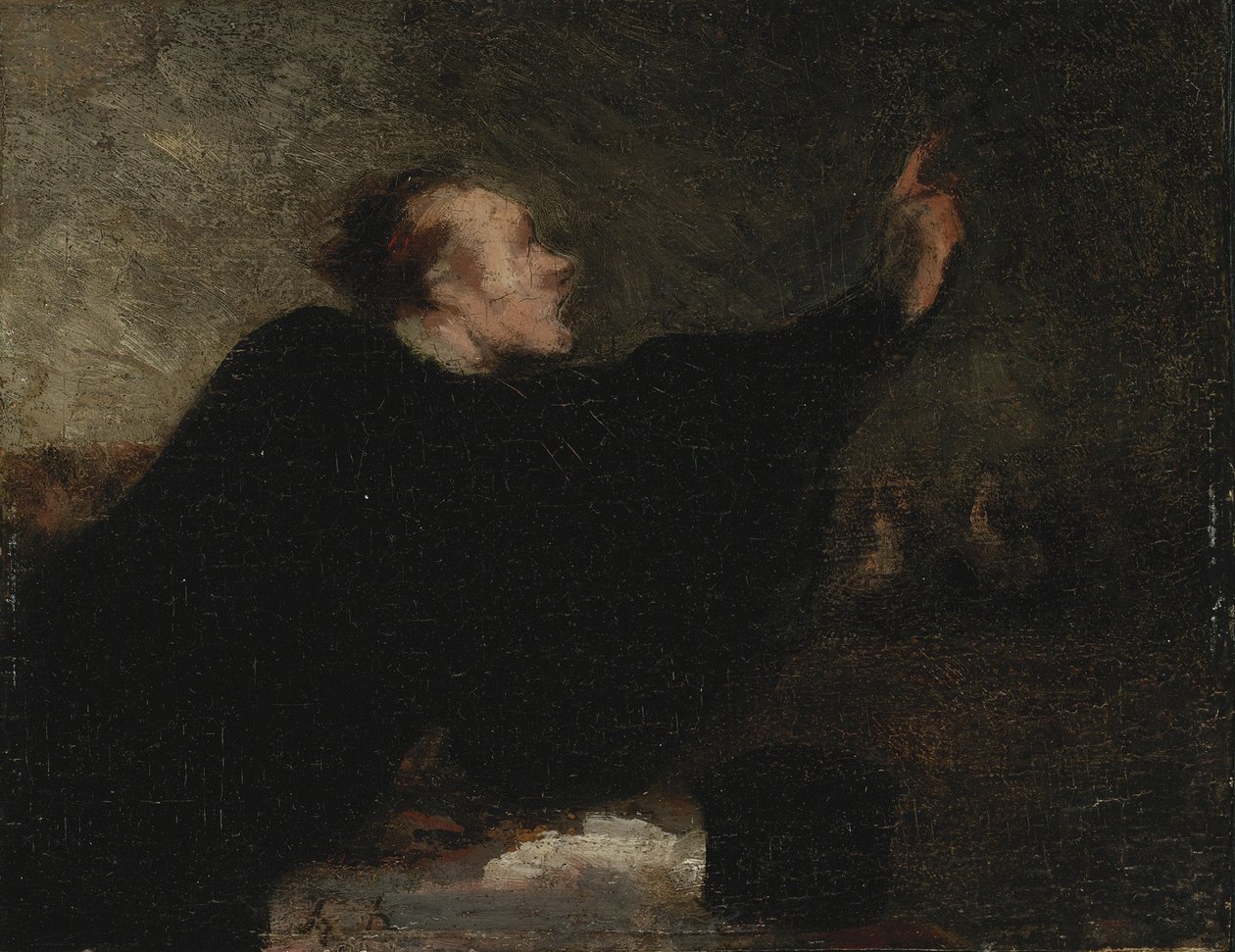 A trial lawyer by Honoré Daumier
