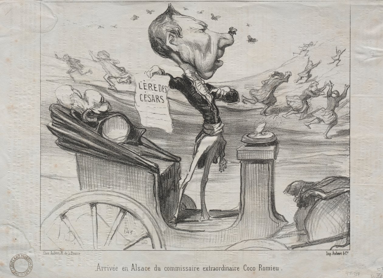 Actualities (No. 81): The Arrival in Alsace of the Extraordinary Commissioner, Coco Romieu by Honoré Daumier