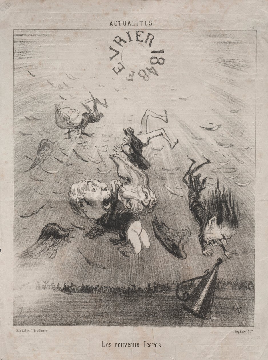 Actualities No. 140: The new Icarus by Honoré Daumier