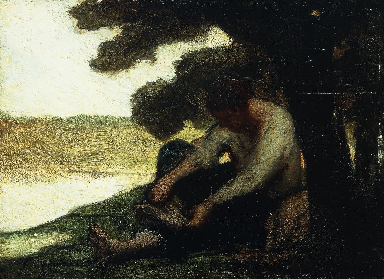 After the Swim by Honoré Daumier