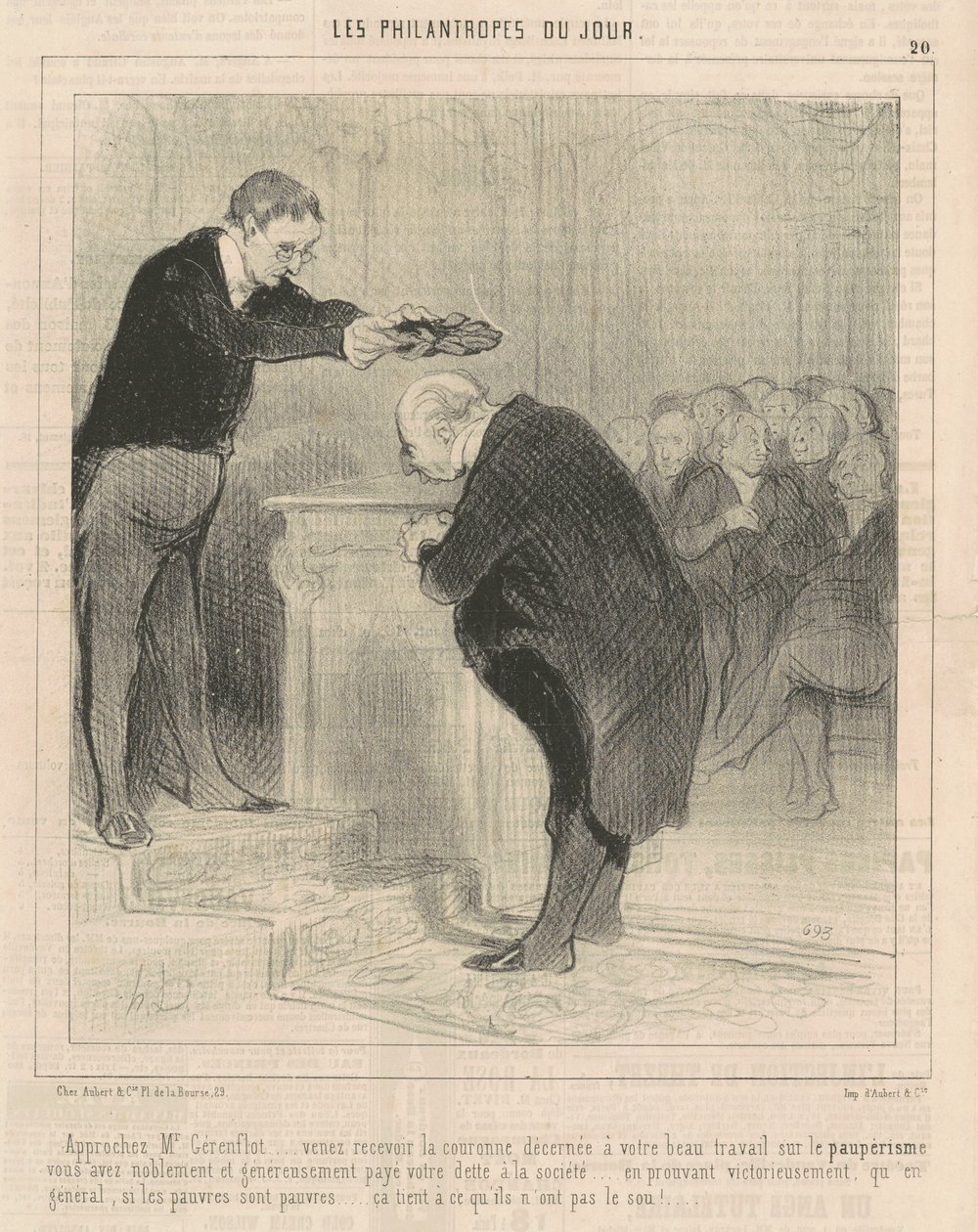 Come closer Mr. Gerenflot ... come receive ... by Honoré Daumier