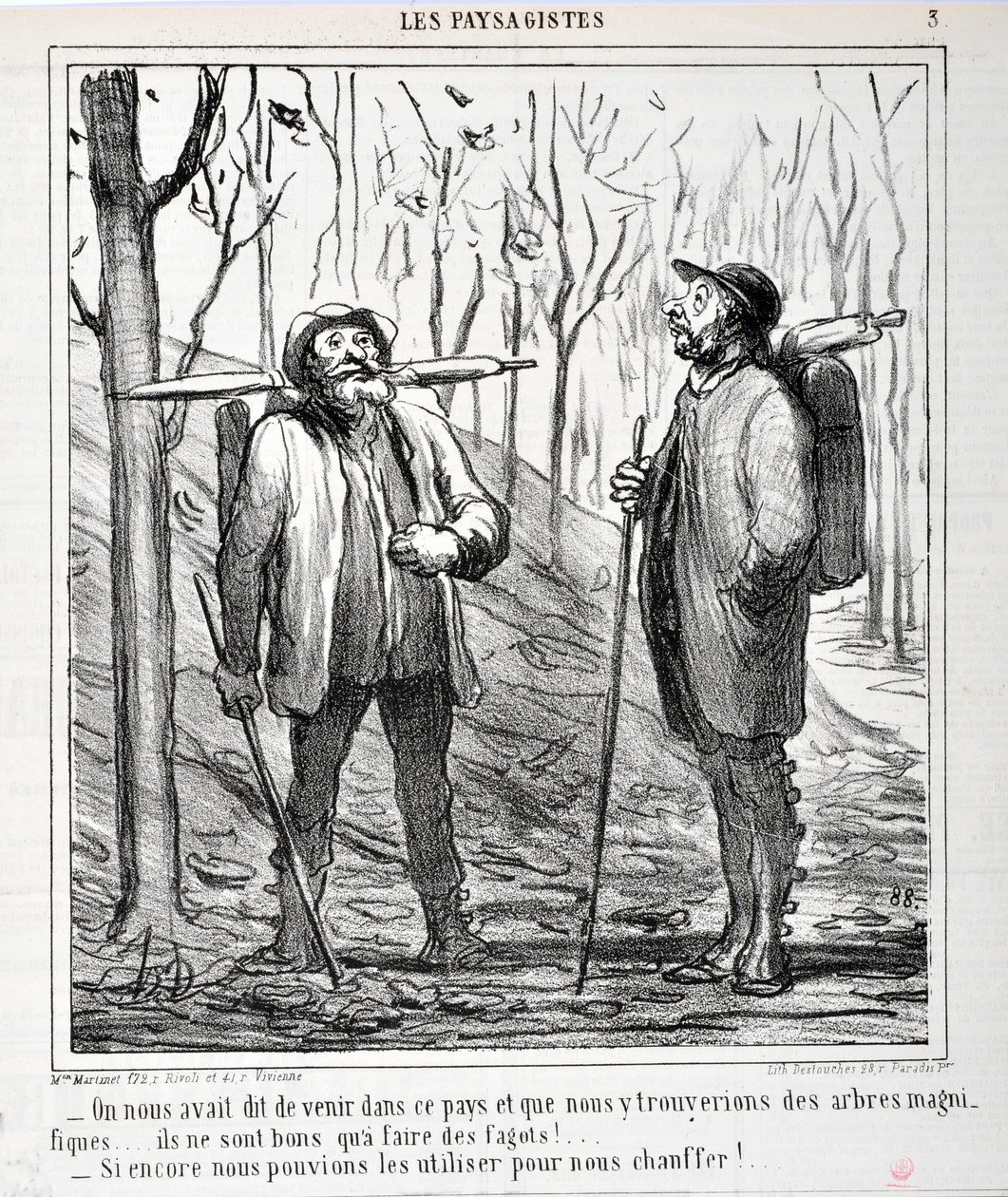 Artwork by Honore Daumier. Series 
