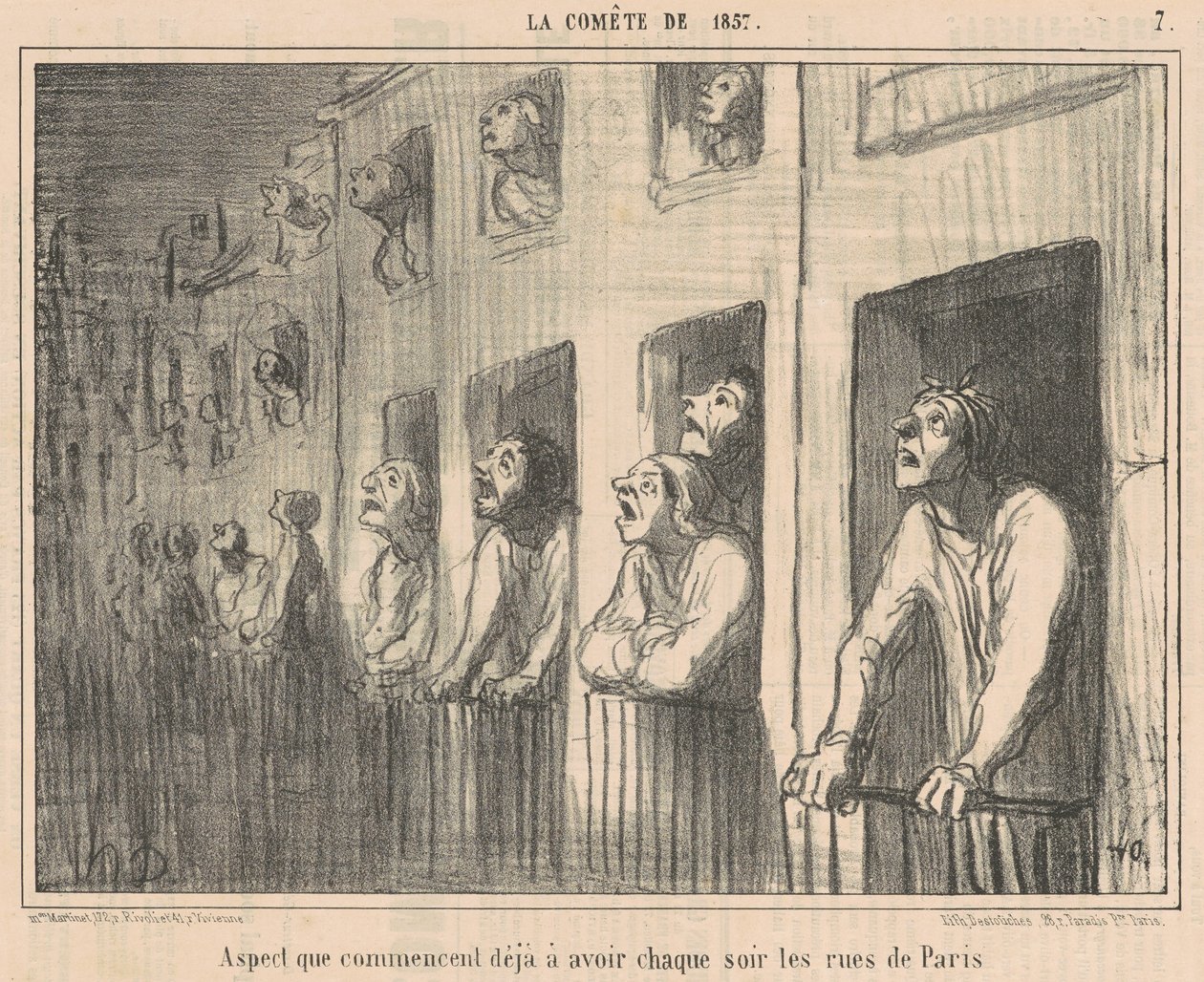 Aspect that Already Begins to Have ... by Honoré Daumier
