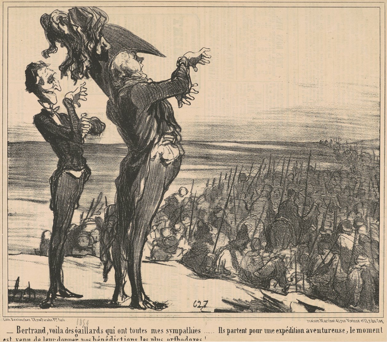 Bertrand, here are some fellows ... by Honoré Daumier