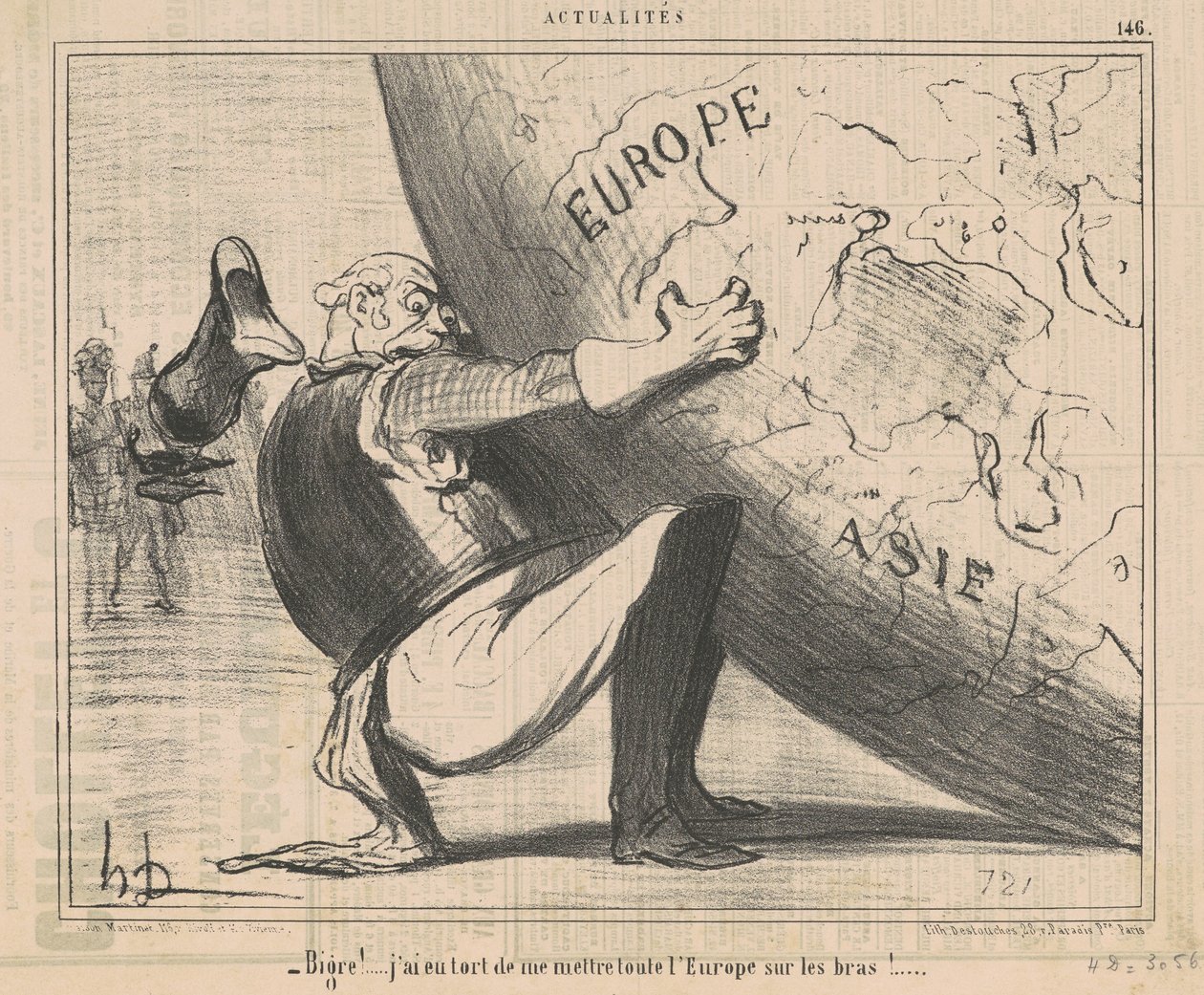 Wow! ... I was wrong to put myself ... by Honoré Daumier