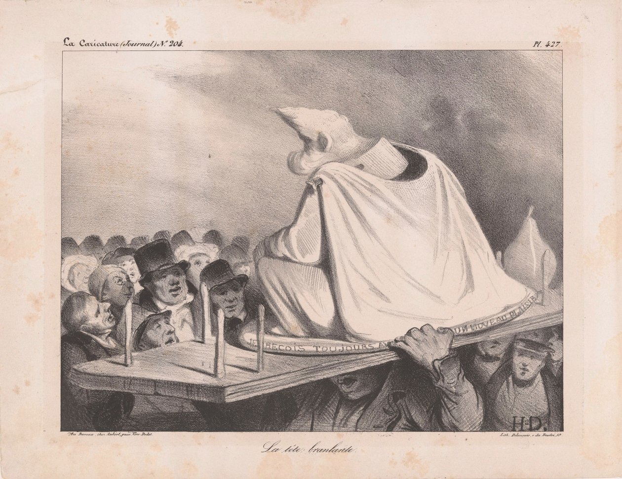 Caricature of Louis Philippe I 1773-1850, King of the French, 1834 by Honoré Daumier