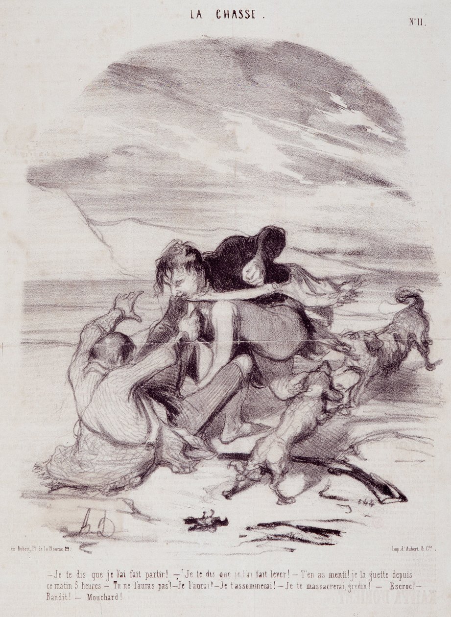 Cartoon about Hunters. Series 