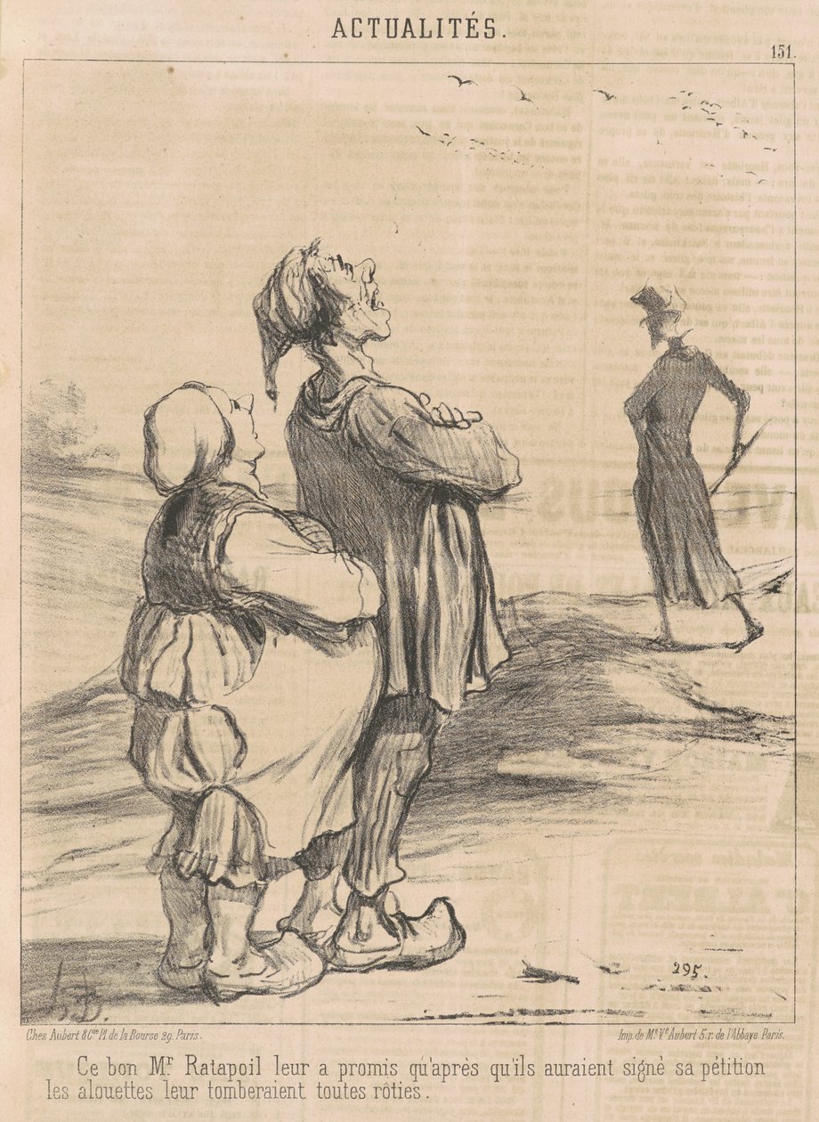 Ce bon M. Ratapoil leur a promis ... by Honoré Daumier