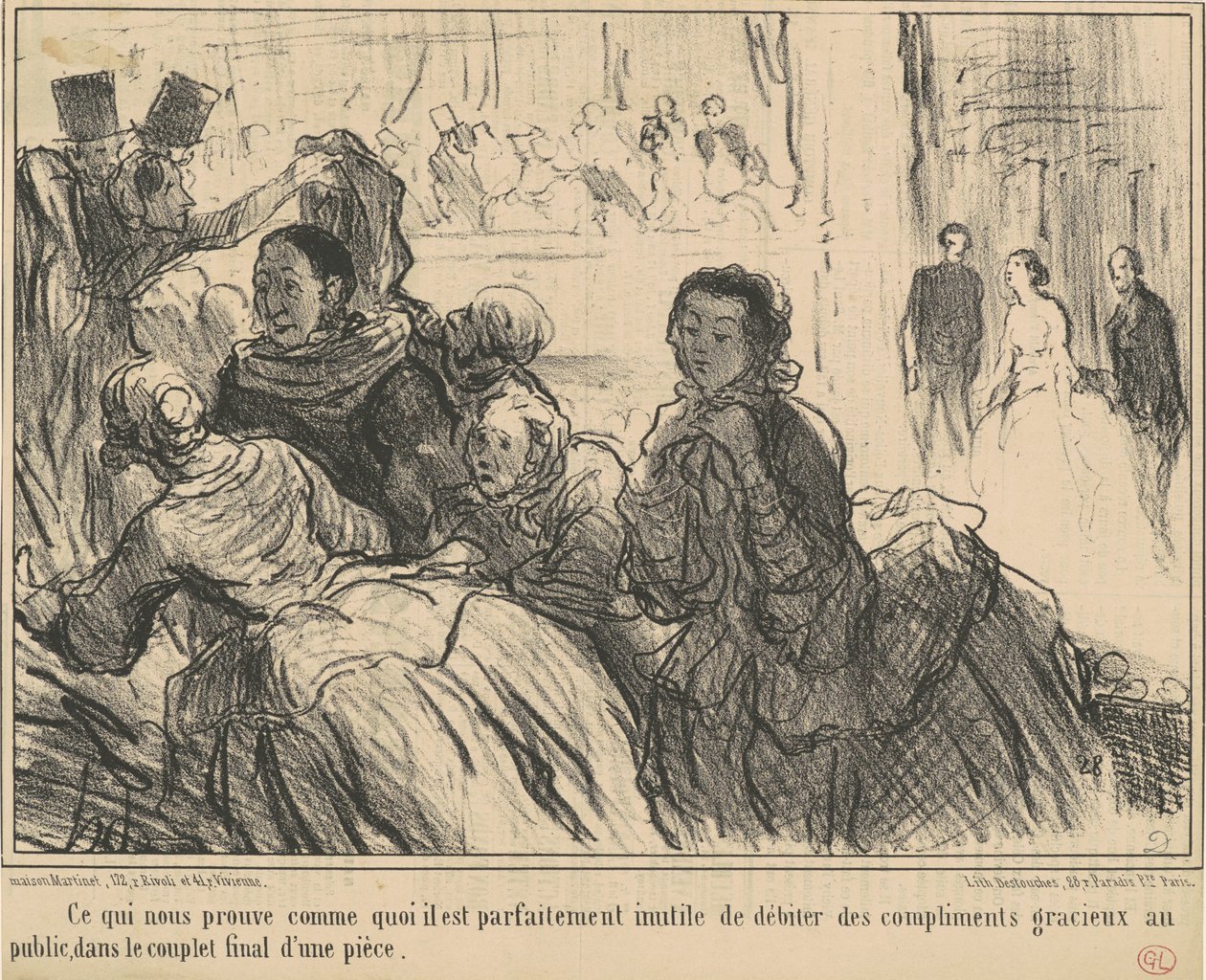 What Proves to Us That It Is... Useless... by Honoré Daumier