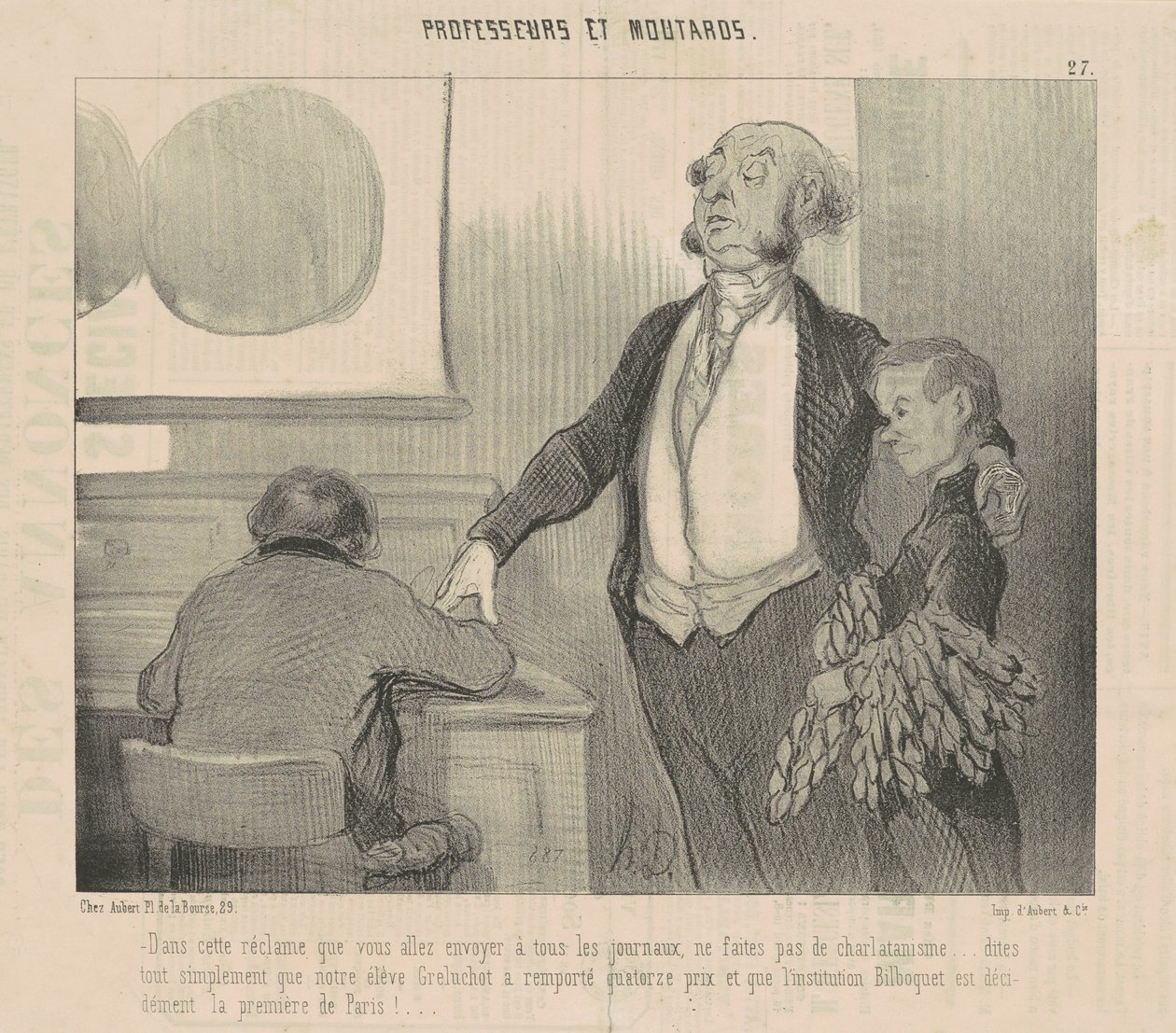 In this advertisement that you are going to send ... by Honoré Daumier