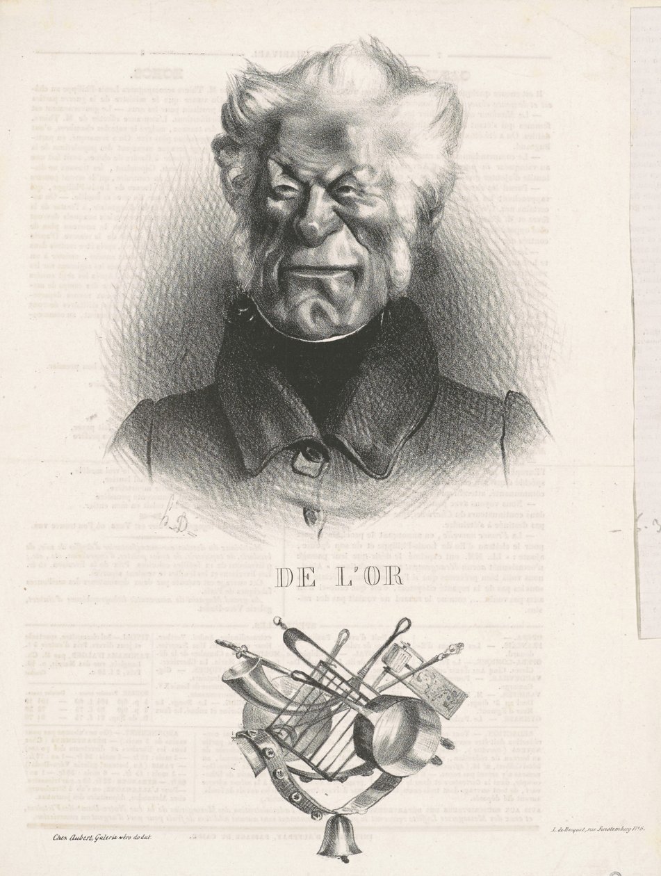 Gold (J.-Ant.-Adrien Delort) by Honoré Daumier