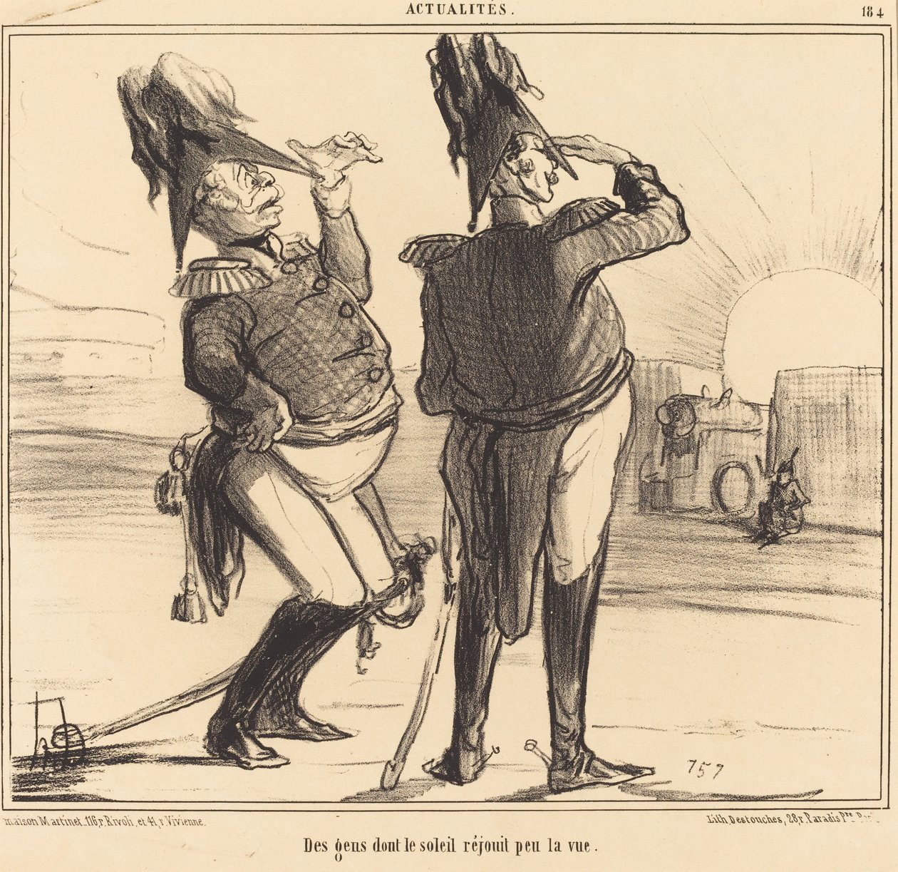 People Whom the Sun Hardly Cheers by Honoré Daumier