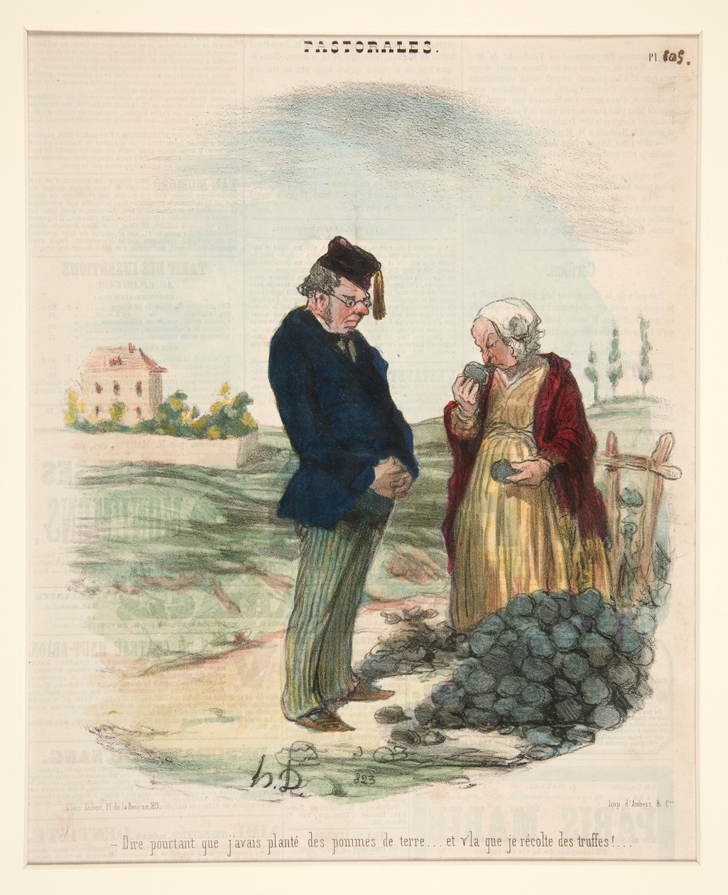 Dire Pourtant que J by Honoré Daumier