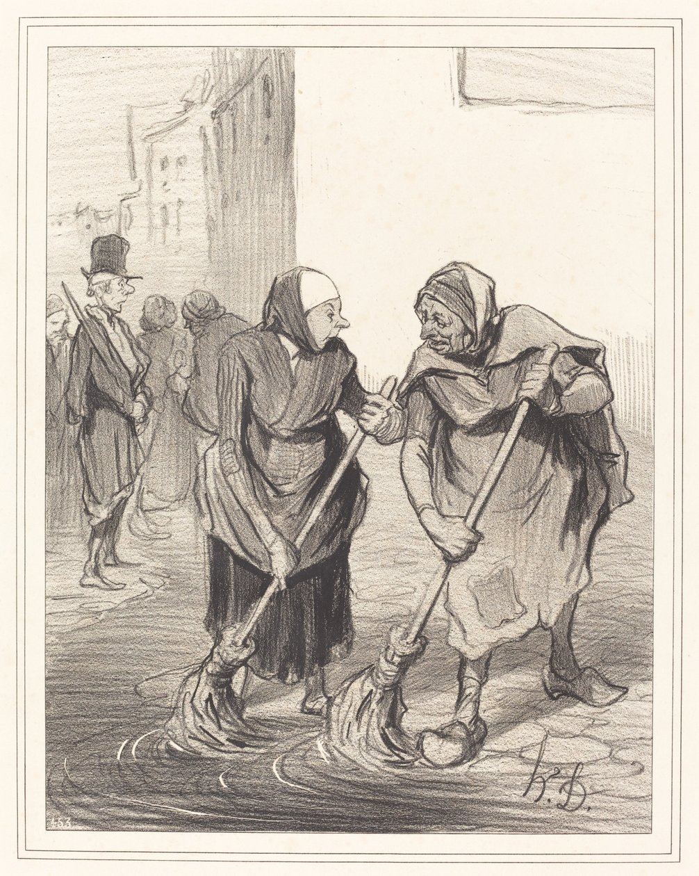 Dites donc, mame Giboulard... by Honoré Daumier