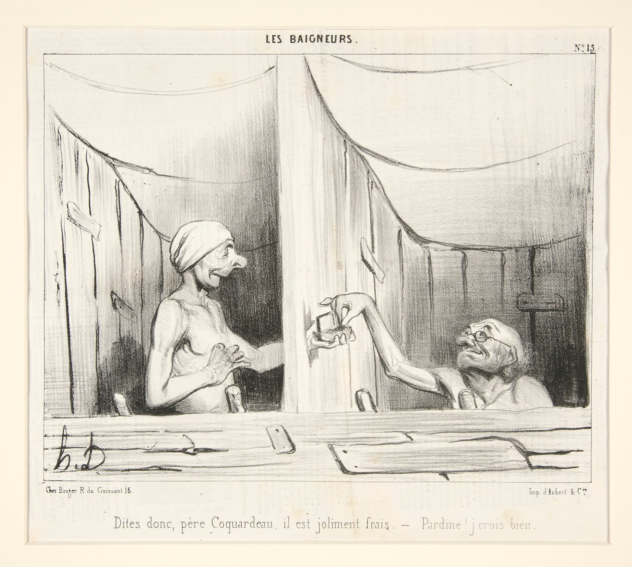 Say, Father Coquardeau, He is Pretty Fresh by Honoré Daumier