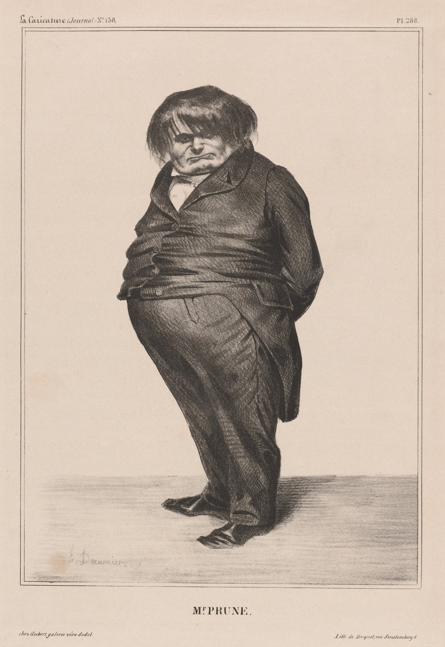 Doctor Prunelle by Honoré Daumier