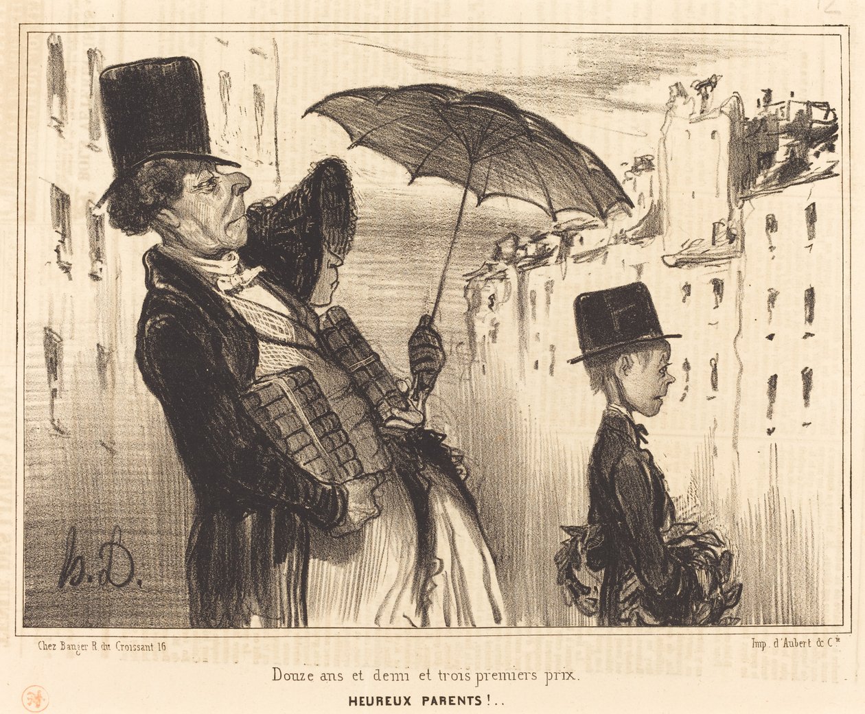 Twelve and a Half Years and Three First Prizes by Honoré Daumier