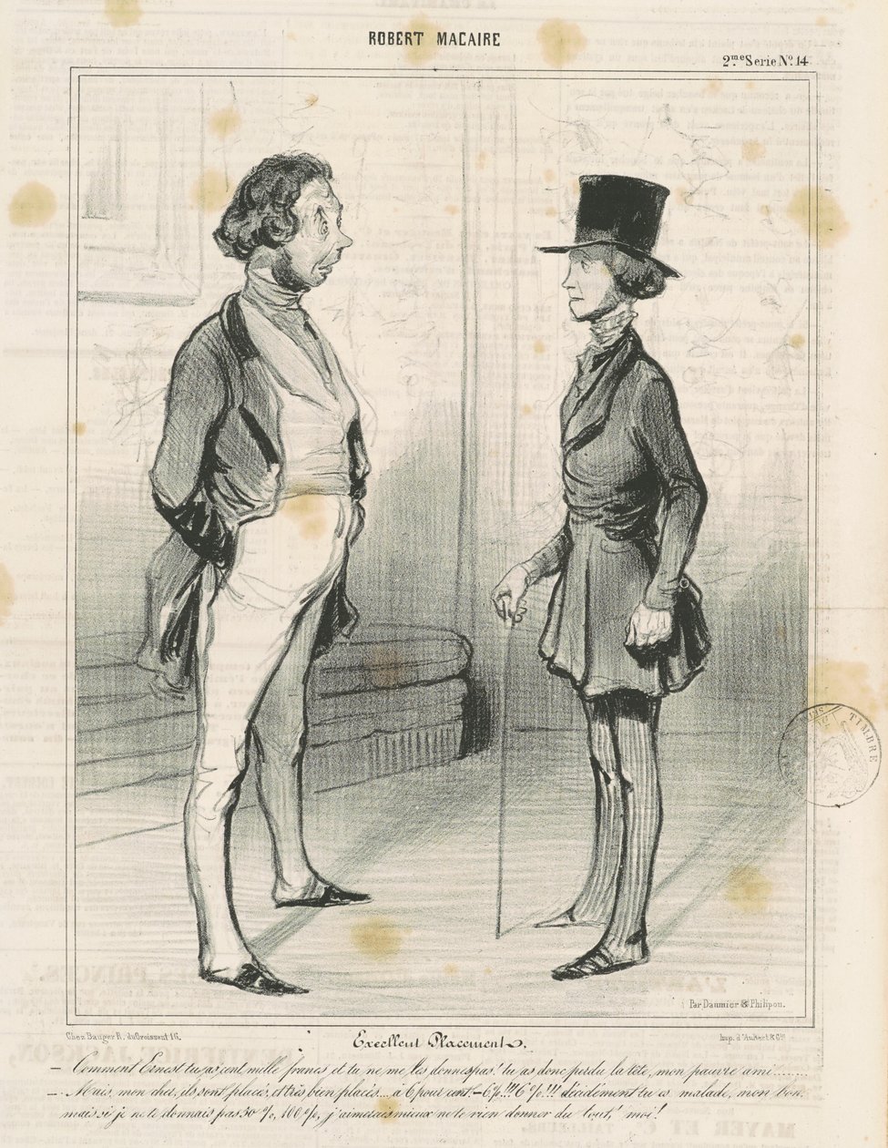 Excellent Placement by Honoré Daumier