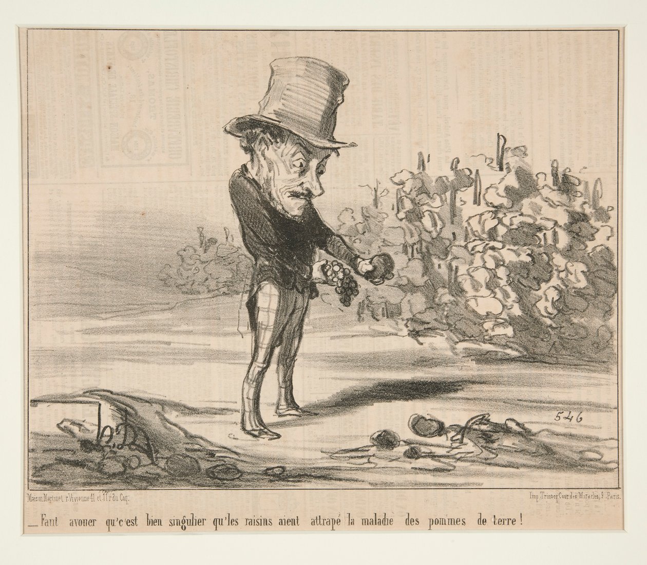 Faut avouer qu by Honoré Daumier
