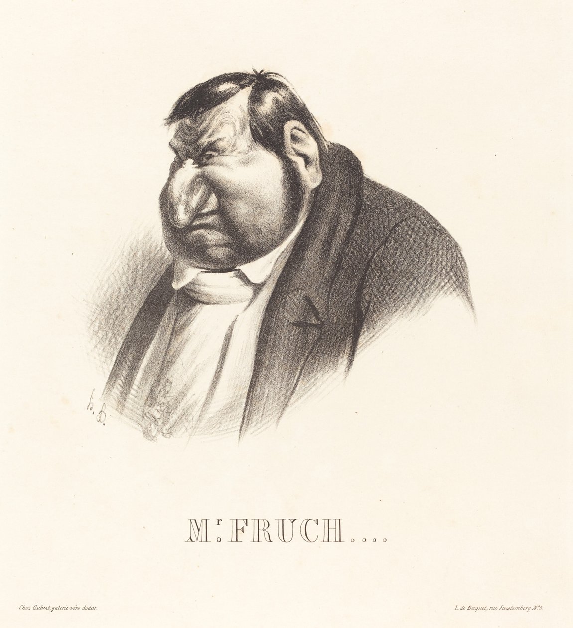 Fruchard, Bust by Honoré Daumier