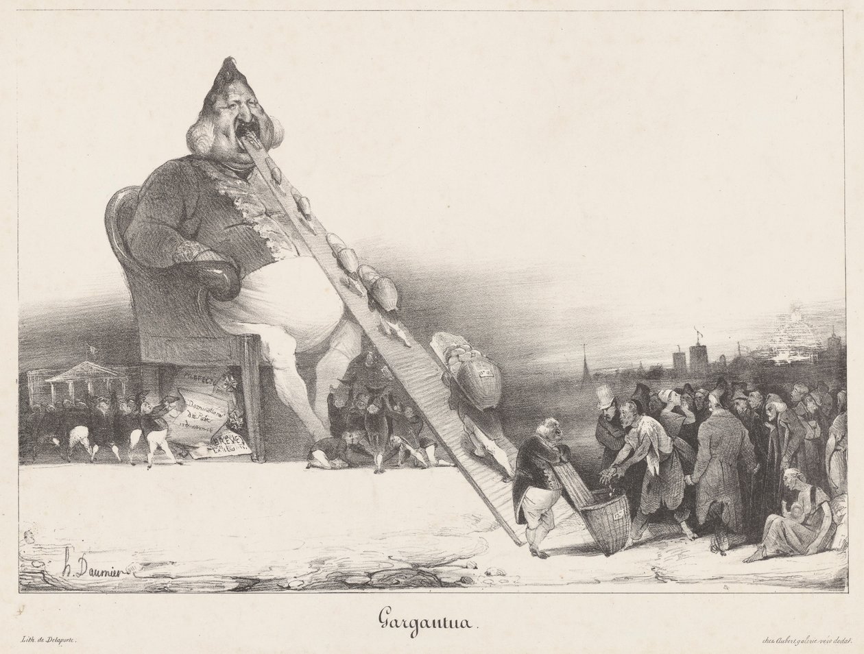 Gargantua by Honoré Daumier