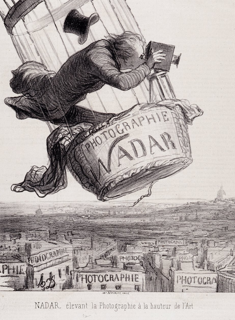 Felix Nadar Elevating Photography to the Height of Art by Honoré Daumier