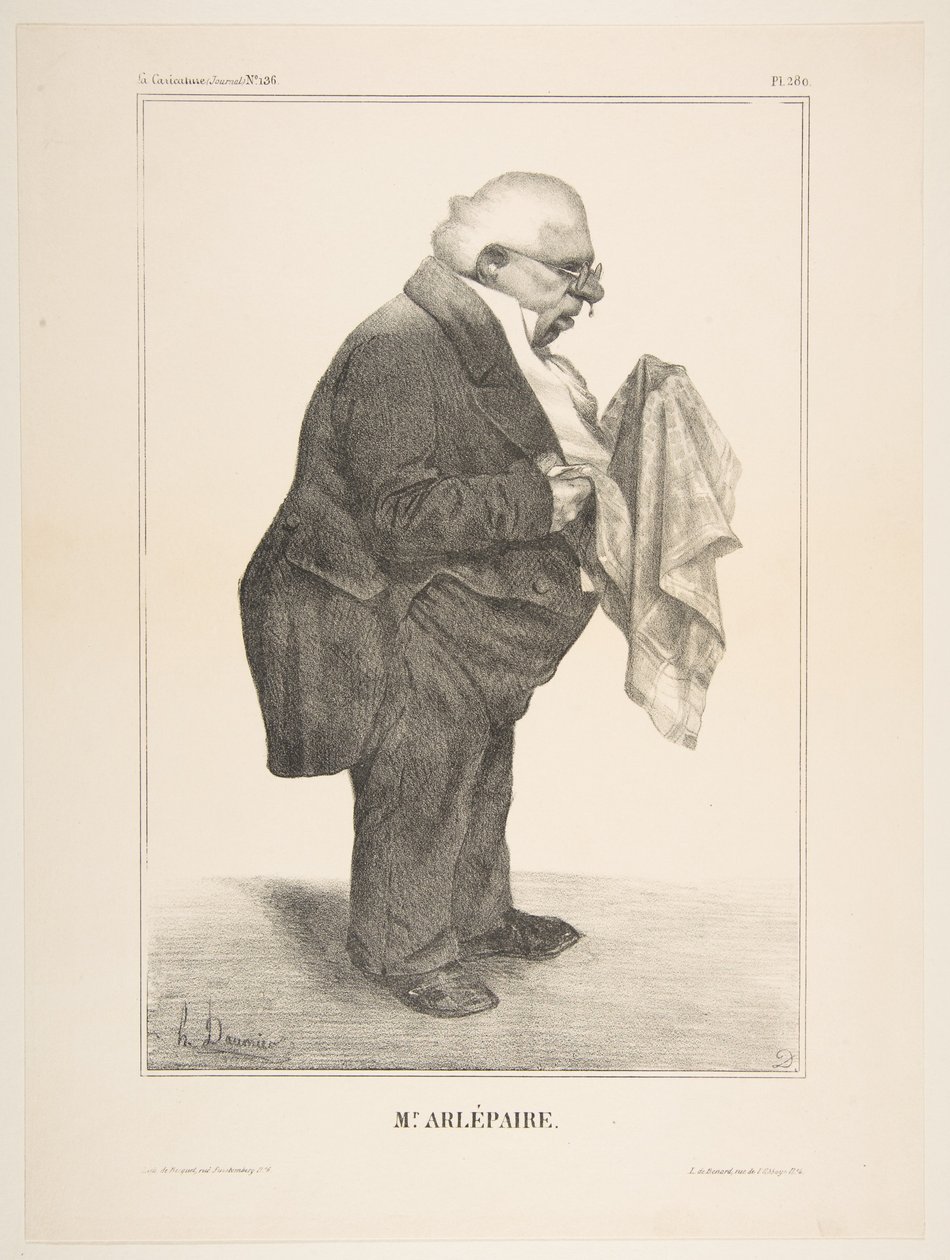 Harlé Père, Published in La Caricature no. 136, June 5, 1833 by Honoré Daumier