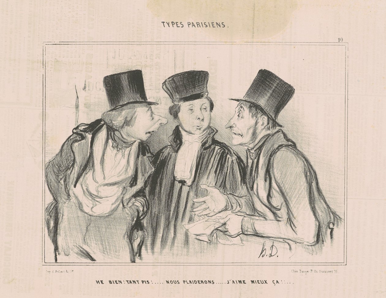 Well! Too bad!... We will plead. I prefer that... by Honoré Daumier