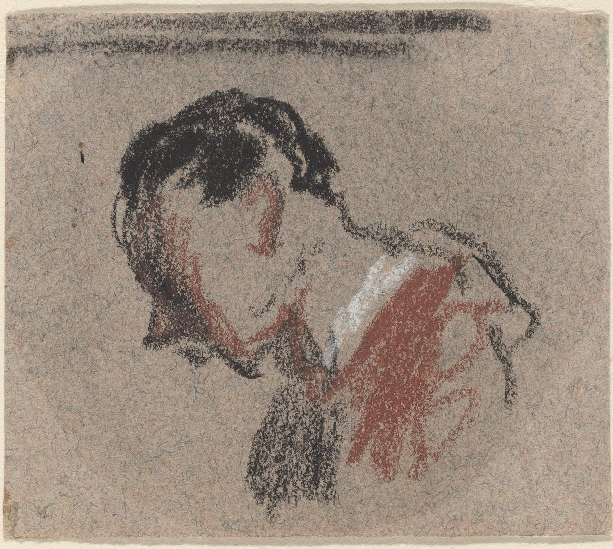 Head of a Man by Honoré Daumier