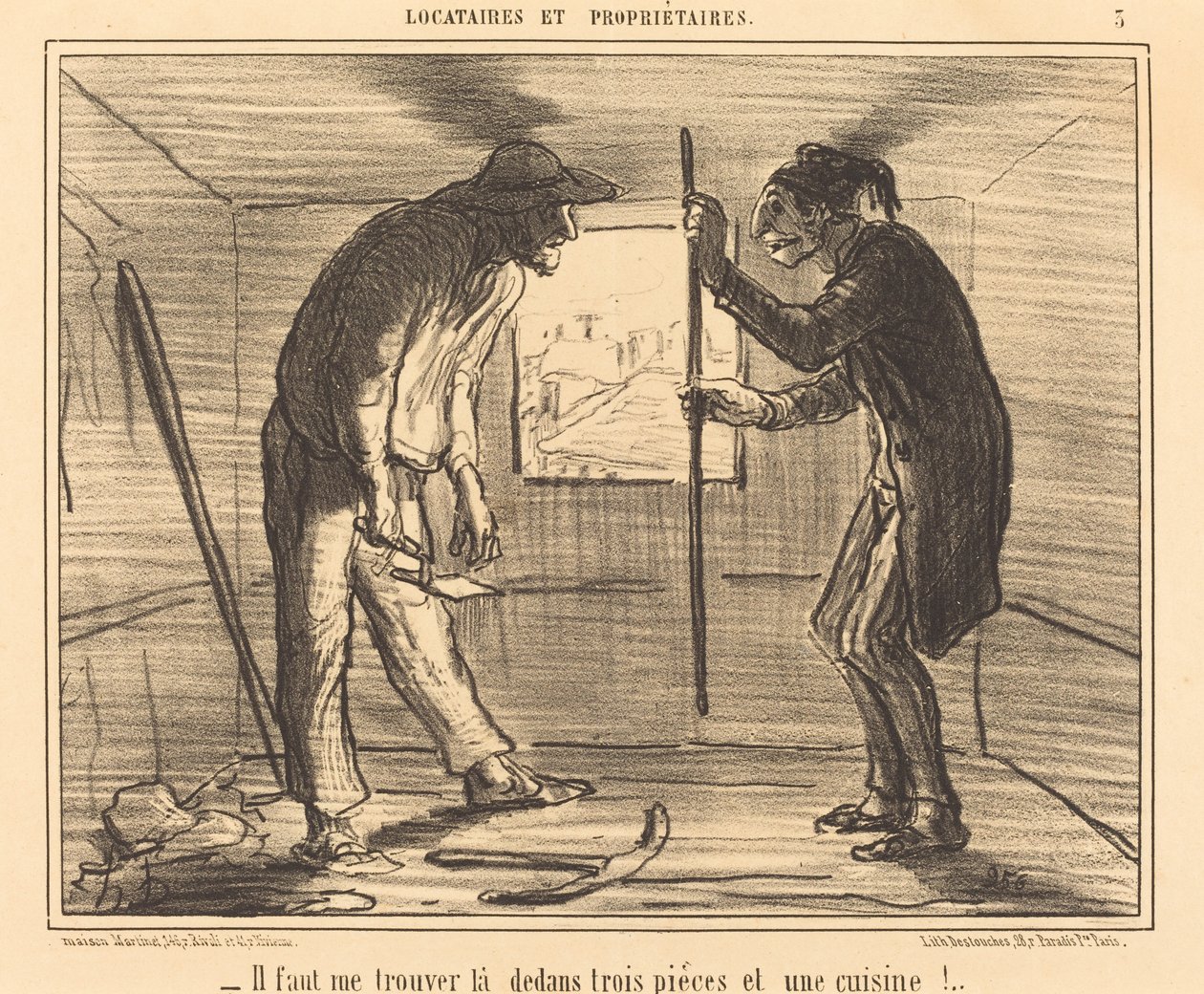 You must find me... three pieces... by Honoré Daumier