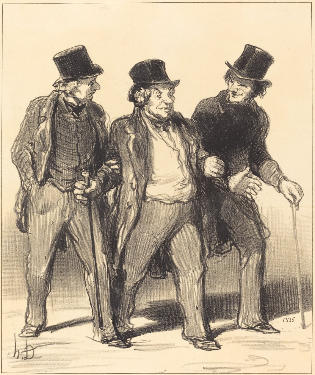 It Seems to Me That I See... a... Dog... Not Muzzled!... by Honoré Daumier
