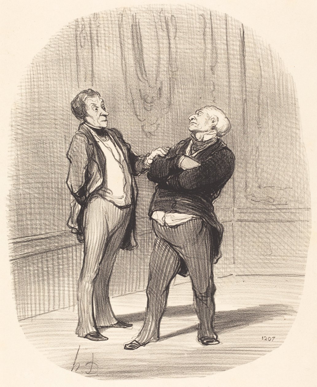 There is war... the rents will... decrease... by Honoré Daumier