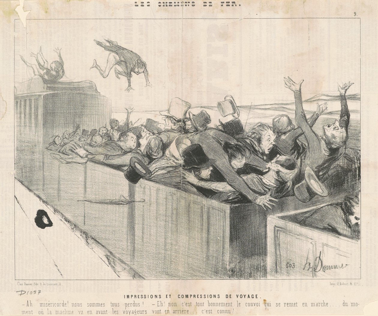 Impressions and Compressions of Travel by Honoré Daumier