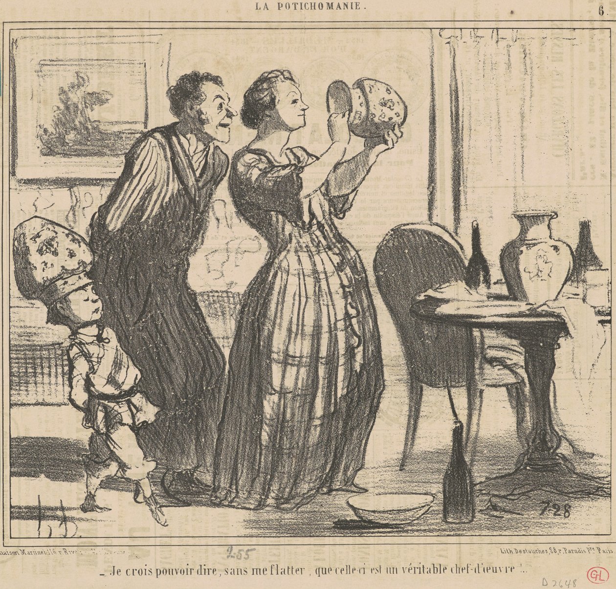 I Believe I Can Say, Without Flattering Myself by Honoré Daumier