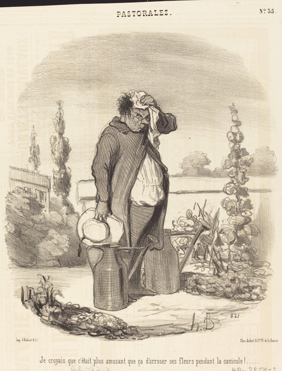 I Thought It Was More Fun Than That... by Honoré Daumier