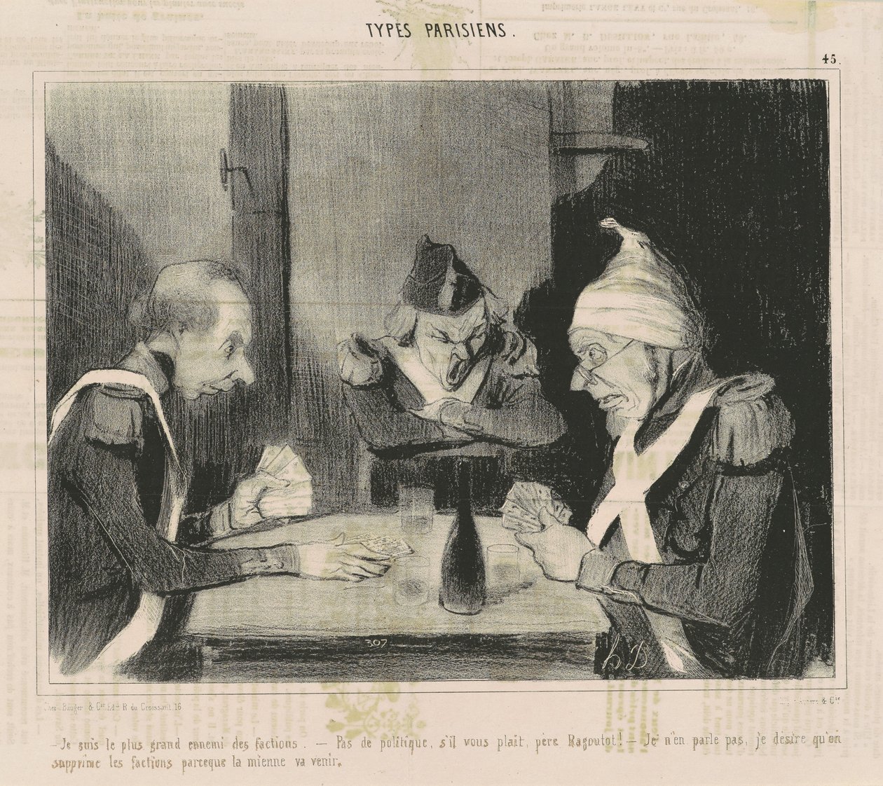 I Am the Greatest Enemy of Factions by Honoré Daumier