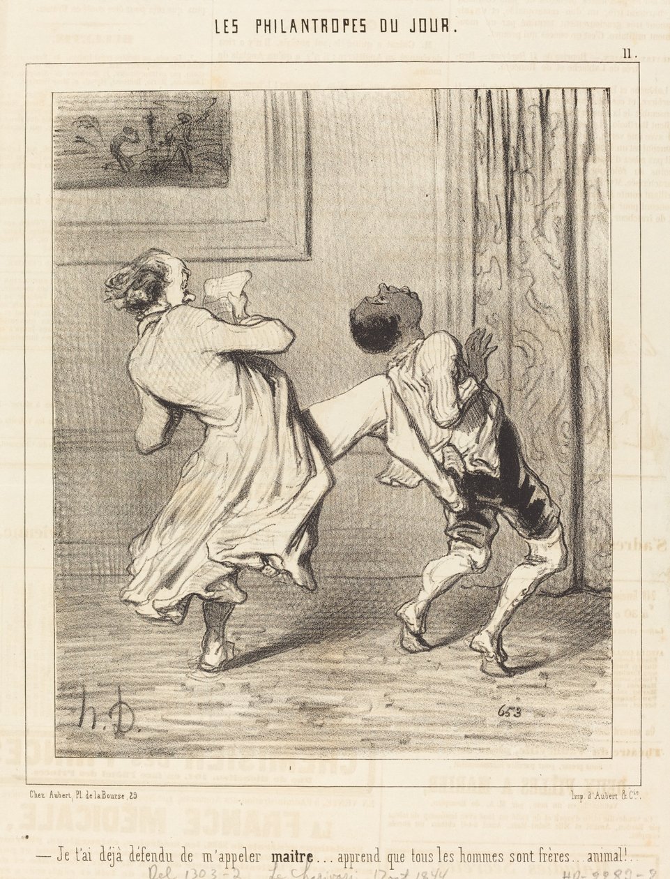 I Already Told You Not to Call Me Master... by Honoré Daumier