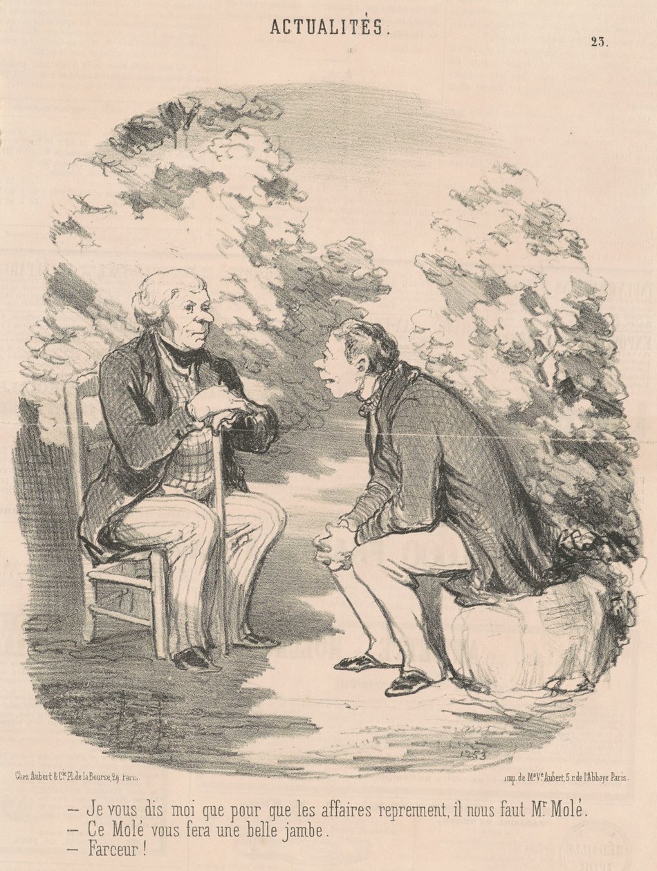 I tell you ... we need Mr. Molé ... by Honoré Daumier