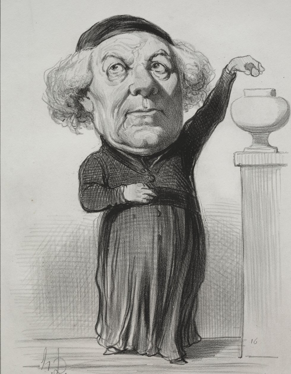 Jean Jacques Fayet, Bishop of Orléans by Honoré Daumier