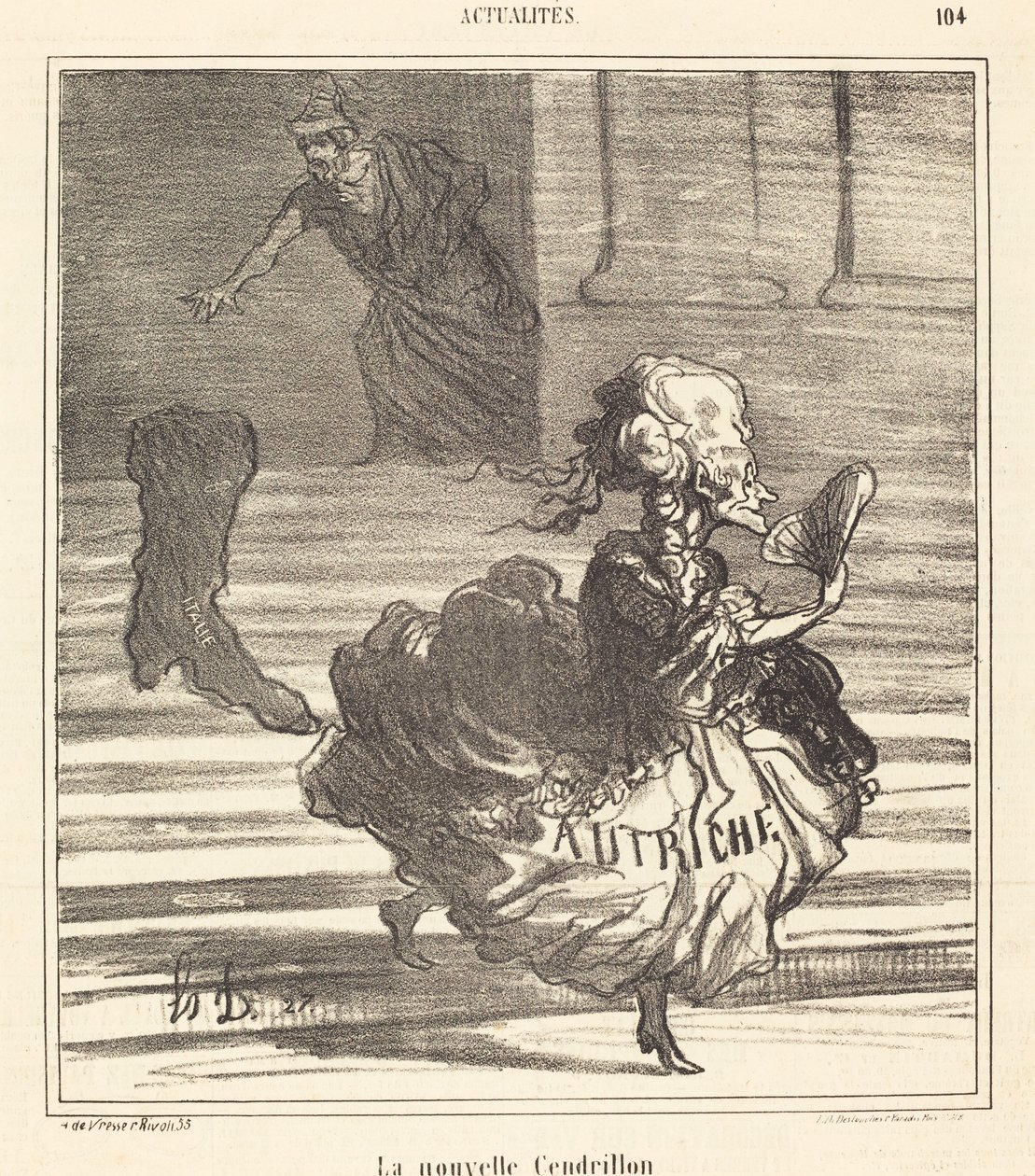 The New Cinderella by Honoré Daumier