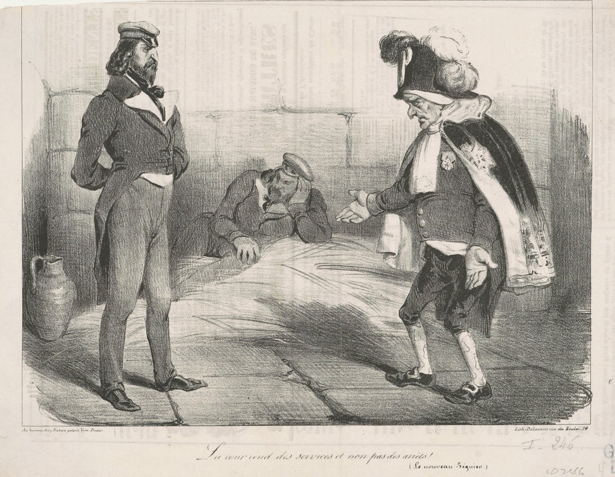 The Court Provides Services, Not Judgments! by Honoré Daumier