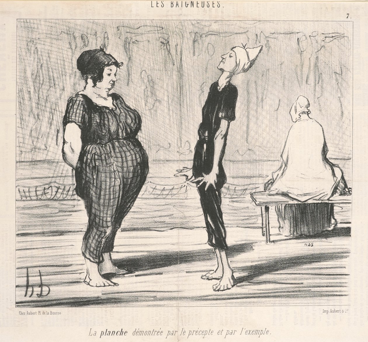 The Board Demonstrated by the Precept by Honoré Daumier