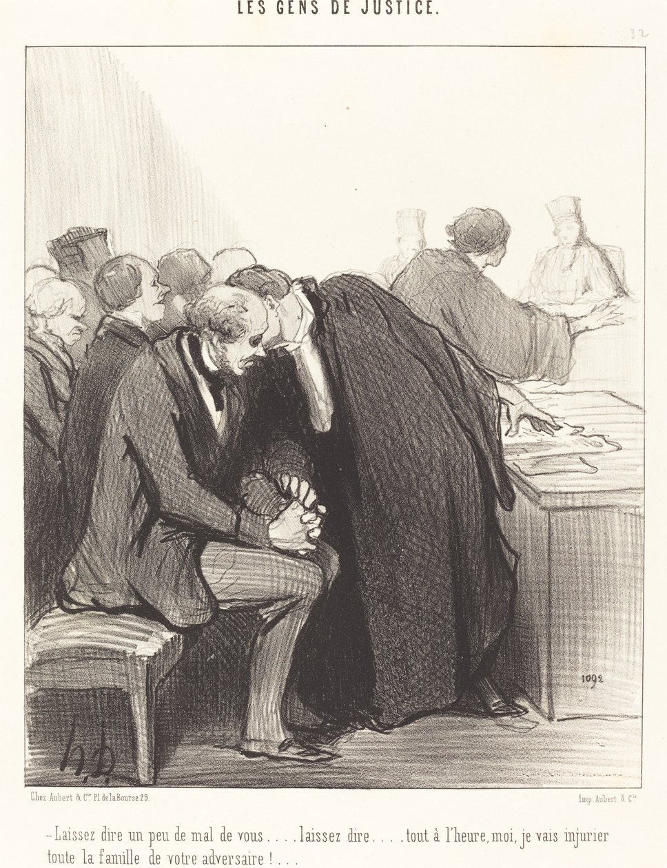 Let Them Say a Little Bad About You... by Honoré Daumier