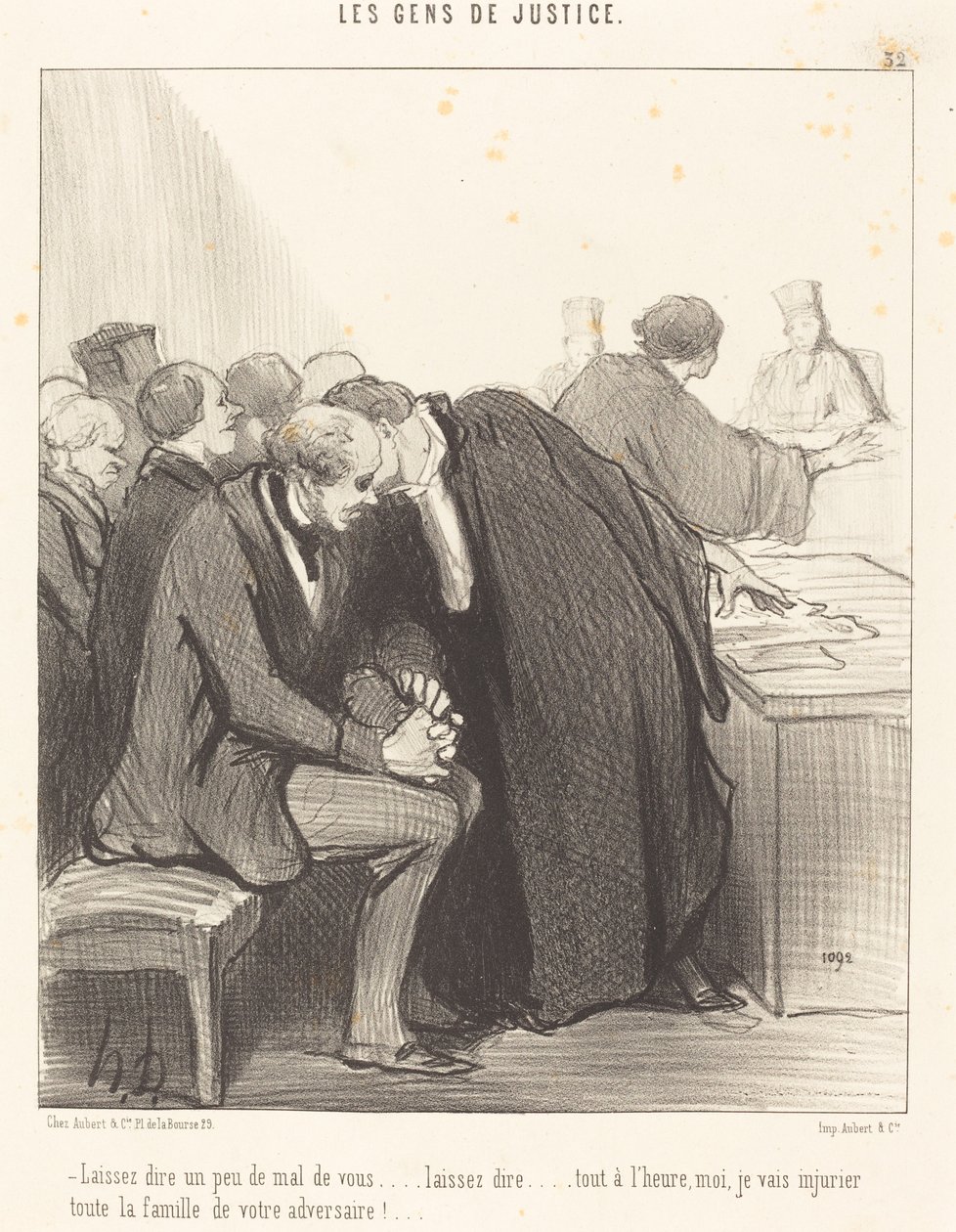 Let Them Speak a Little Ill of You... by Honoré Daumier