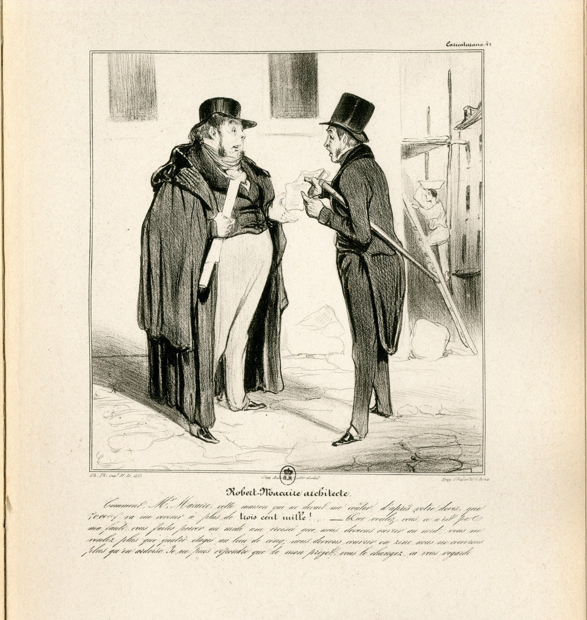 Le Charivari, Satirique en N & B by Honoré Daumier