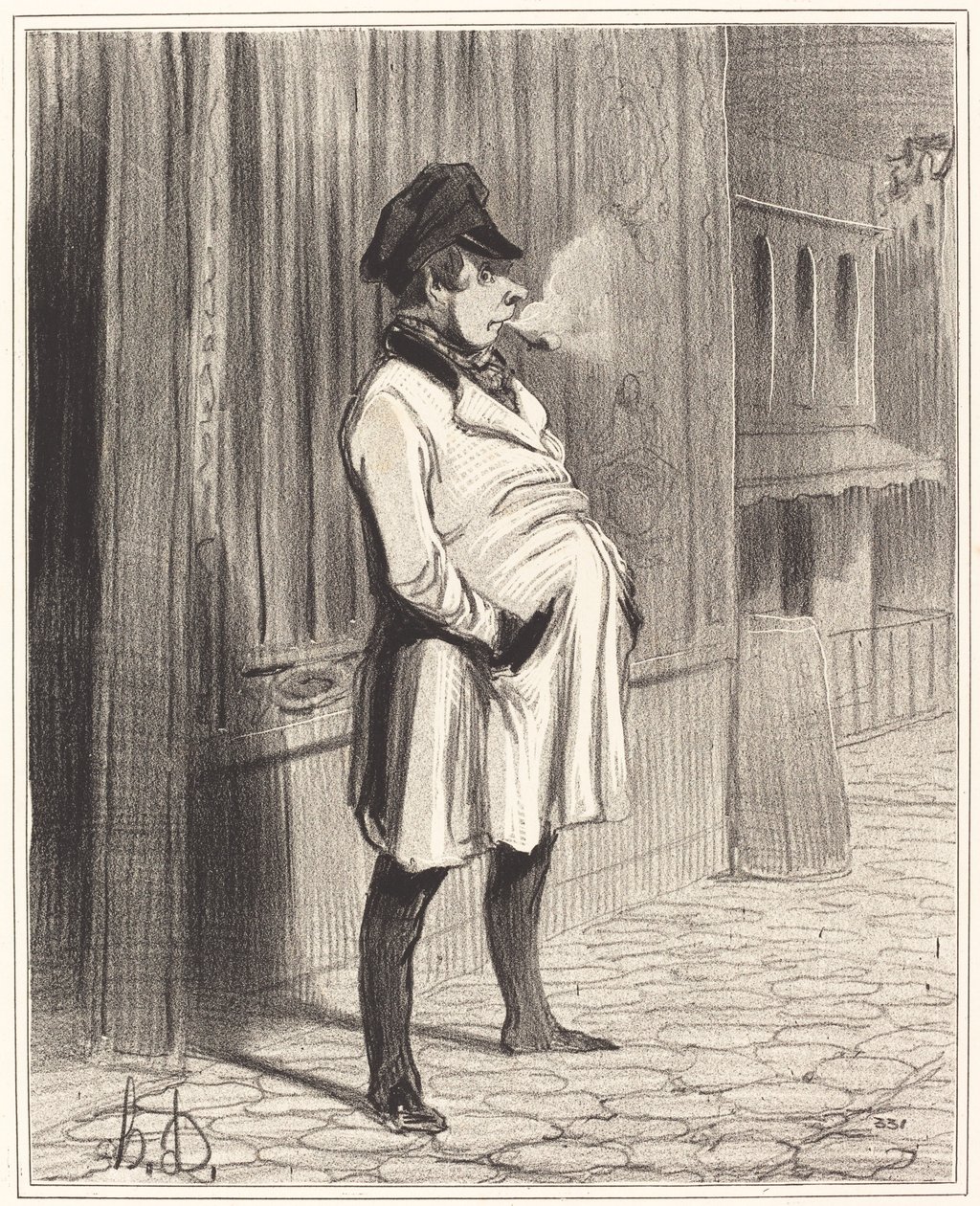 Le Claqueur by Honoré Daumier
